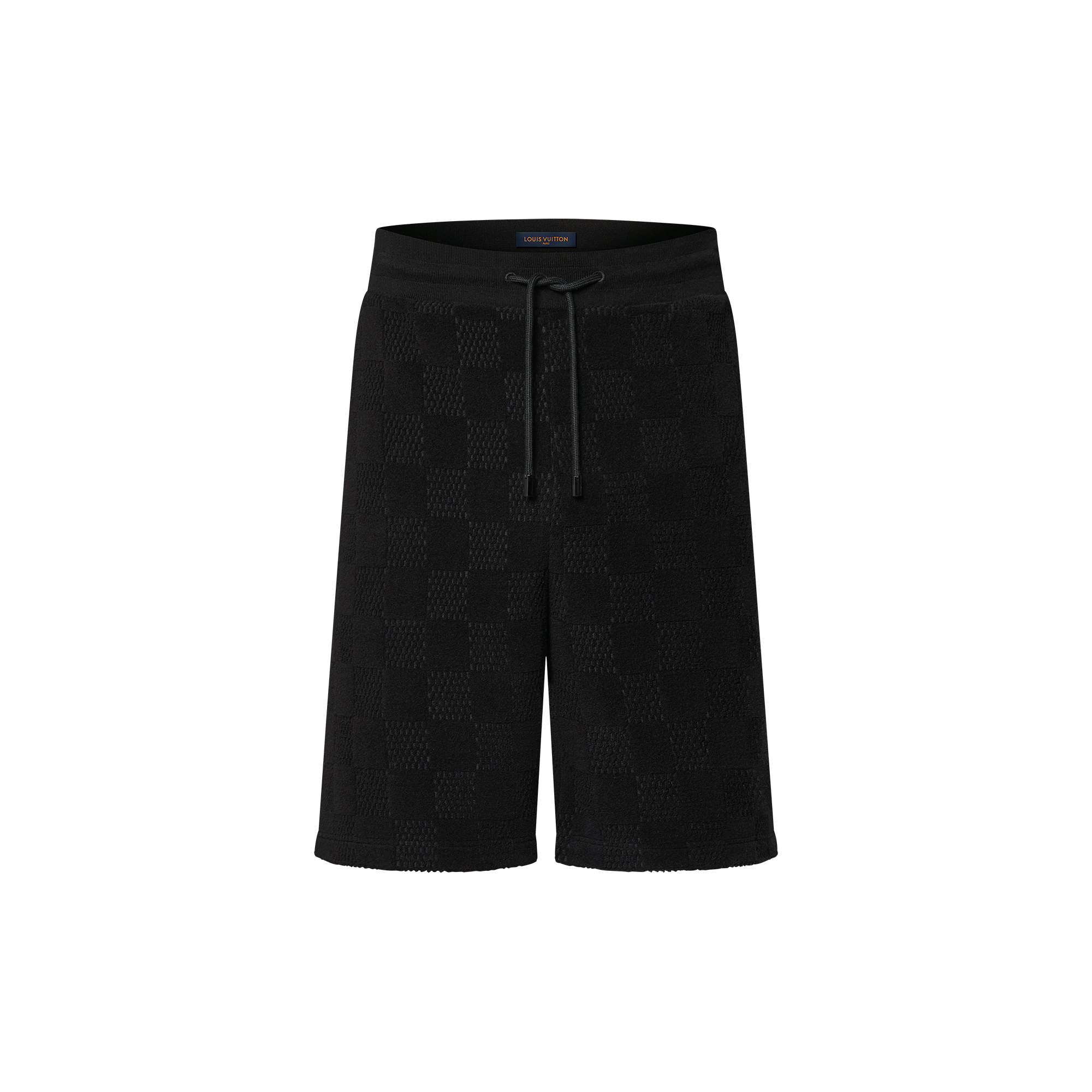 Damier French Terry Cotton Shorts - Ready-to-Wear 1AFRBU